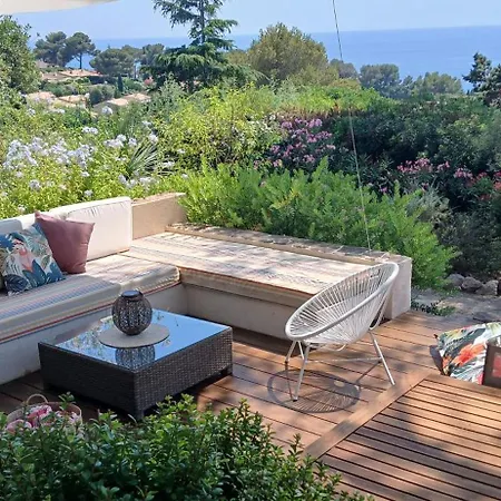 Villa Anadine - Aiguebonne Boulouris - Pleine Vue - A 5 Minutes A Pied De La - Climatisee *