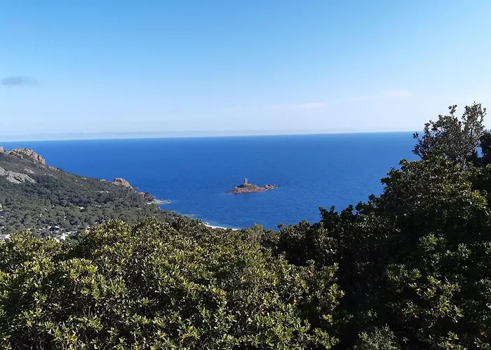 Vila Anadine - Aiguebonne Boulouris - Pleine Vue - A 5 Minutes A Pied De La - Climatisee Saint-Raphaël