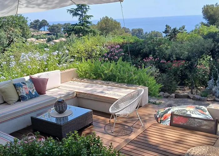 Anadine - Aiguebonne Boulouris - Pleine Vue - A 5 Minutes A Pied De La - Climatisee Villa Saint-Raphaël